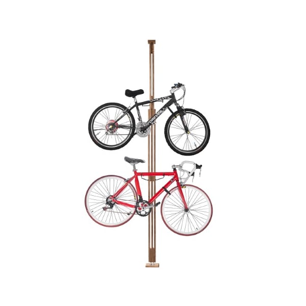 Leisure Sports Leisure Sports Tension Mount Bike Storage Rack Holds 2 Bicycles Vertically, Adjustable Height 765188GPA - main